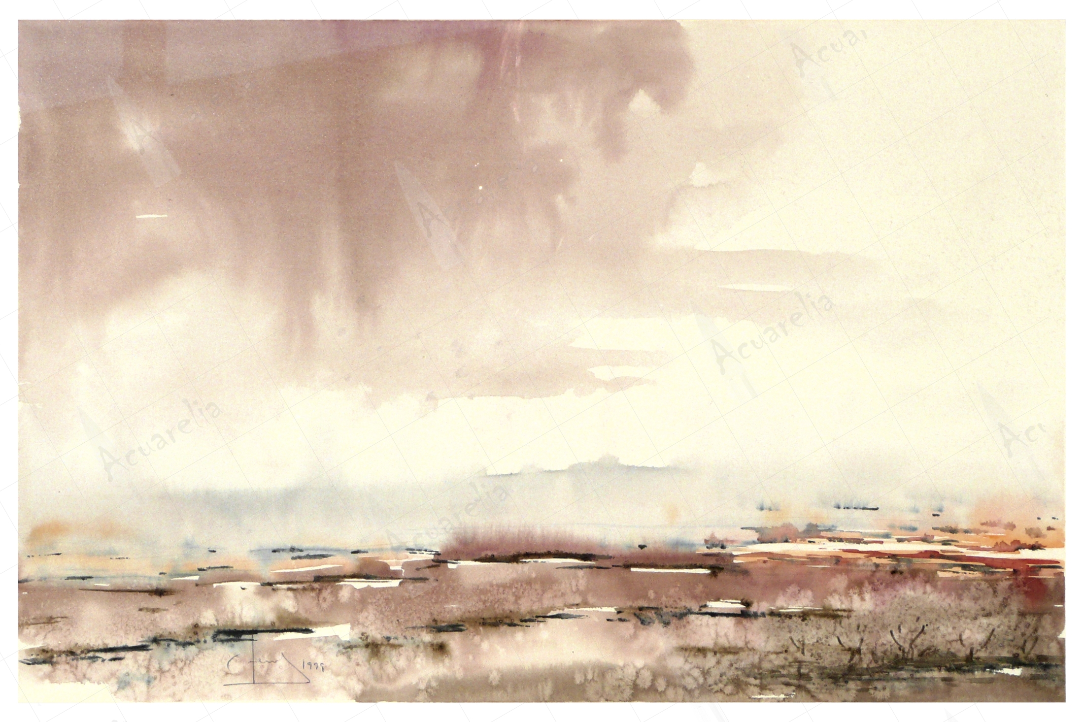 Paisaje 7 - Obra digital tokenizada HIVE