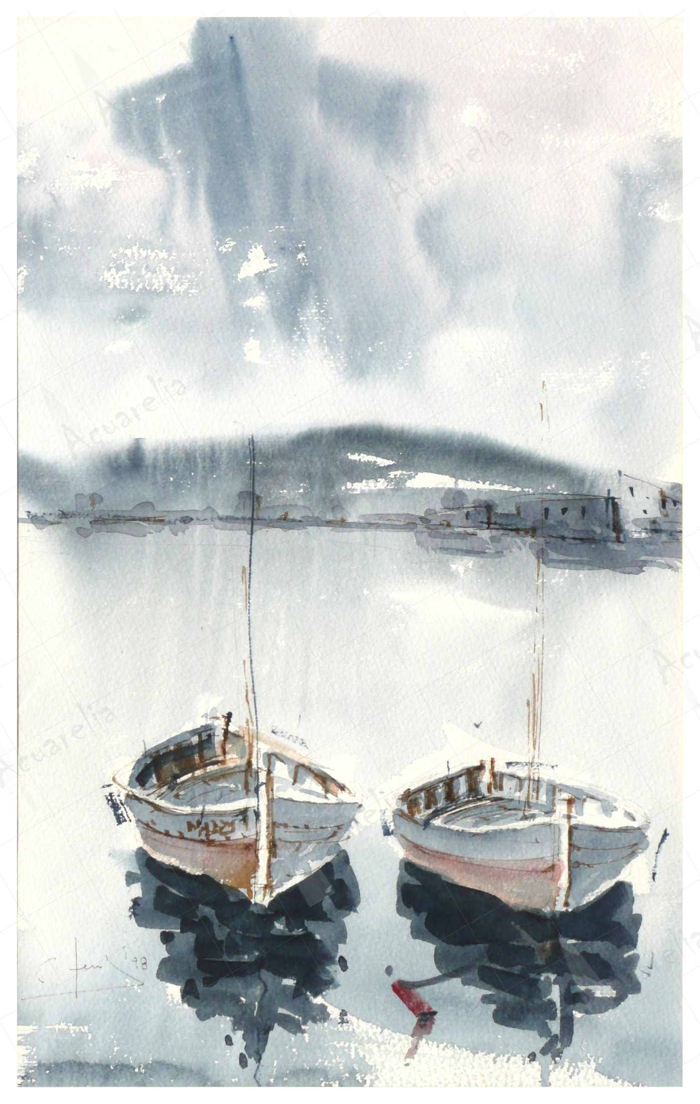 Paisaje 10 - Obra digital tokenizada WAVES