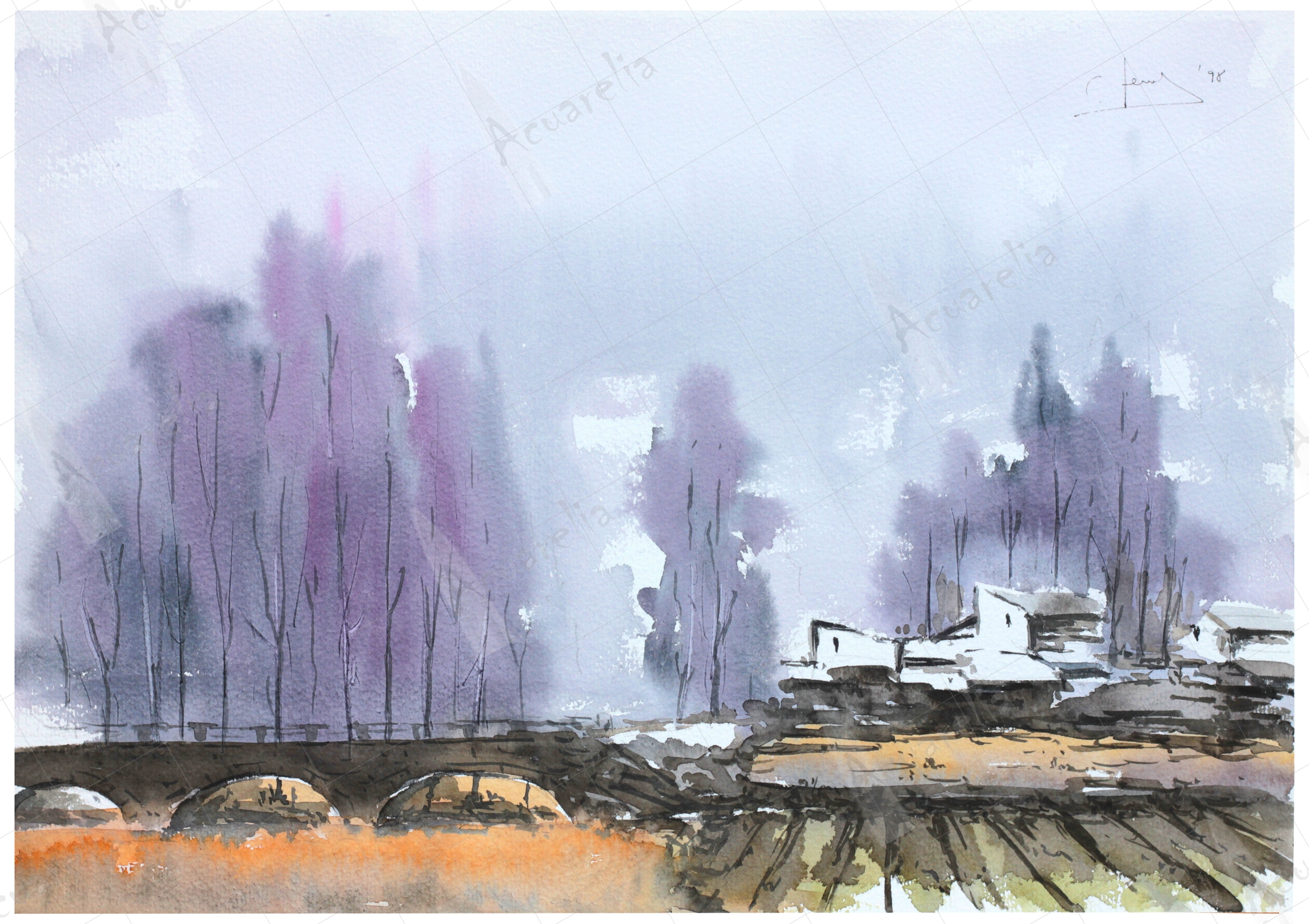 Paisaje 11 - Obra digital tokenizada WAVES